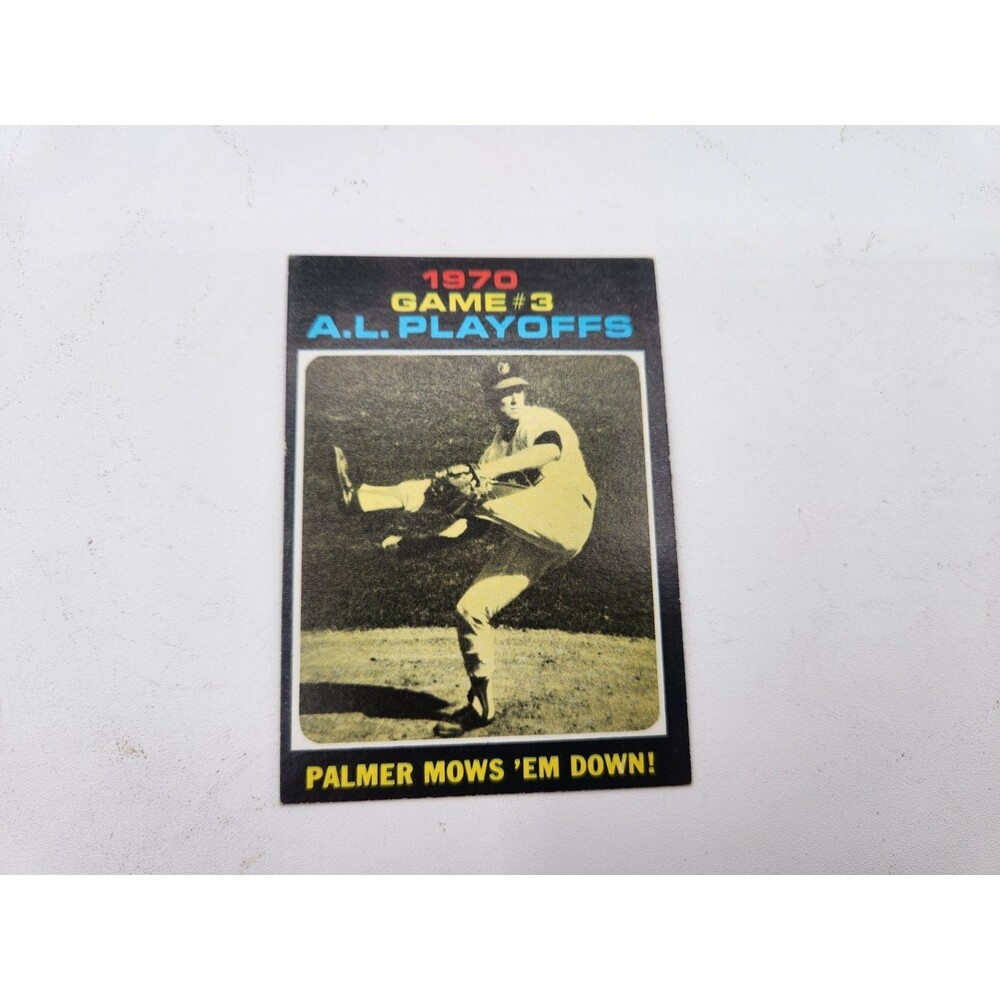 Vintage 1971 ~ 1970 Game #3 A. L. Playoffs ~ Palmer Moms 'Em Down ~ Orioles ~ Ex